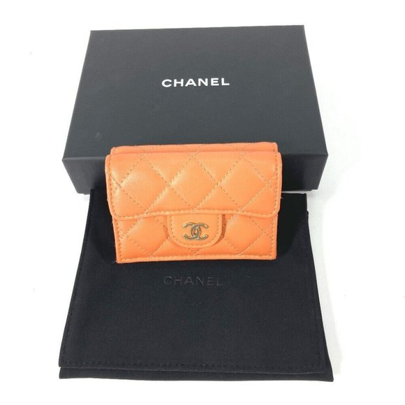 CHANEL CC CC Mark Matelasse Quilted Compact wallet Trifold wallet - Picture 8 of 16
